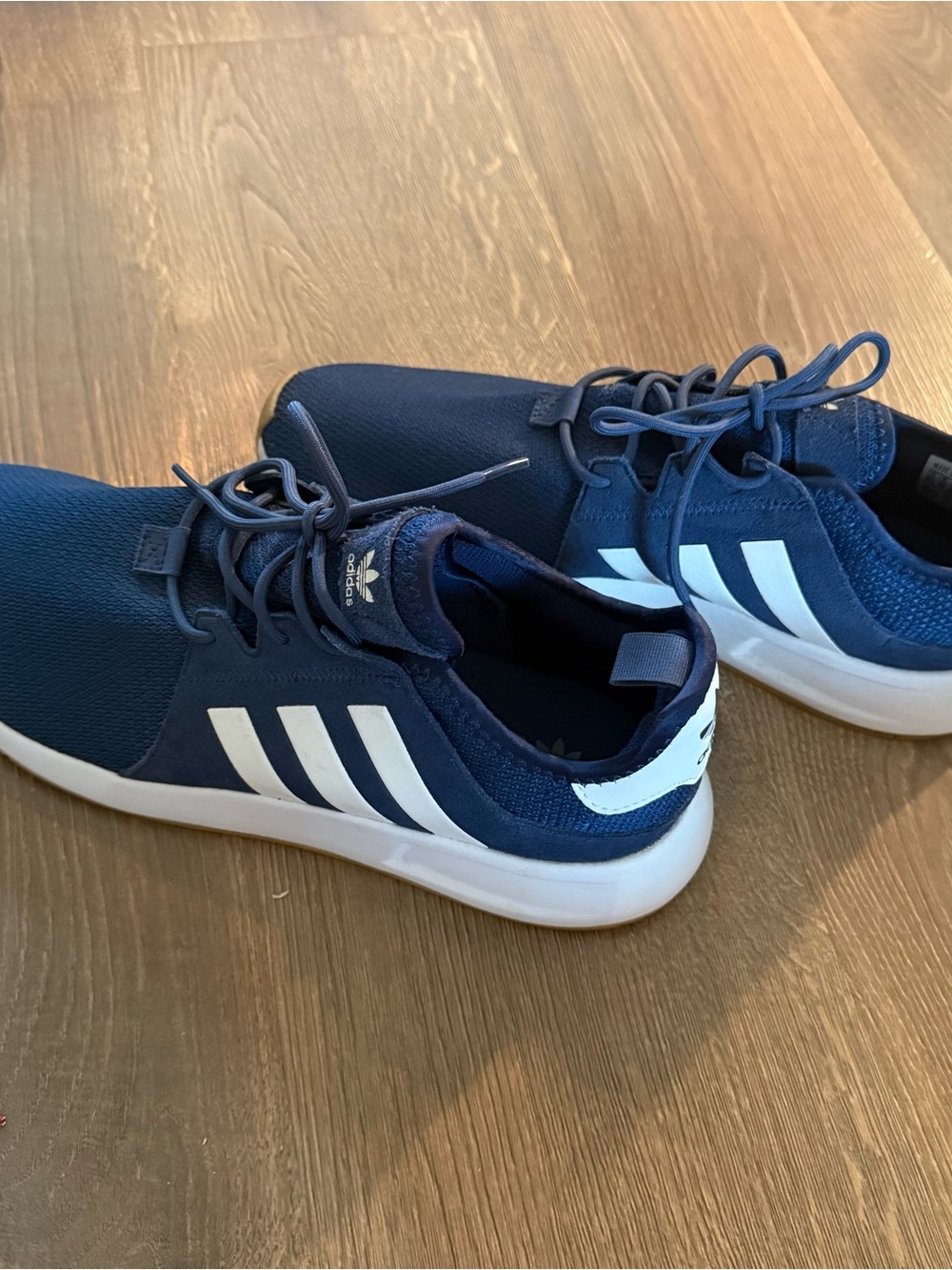 adidas Men's Navy and White Athletic Sneakers - Picture 2 of 8